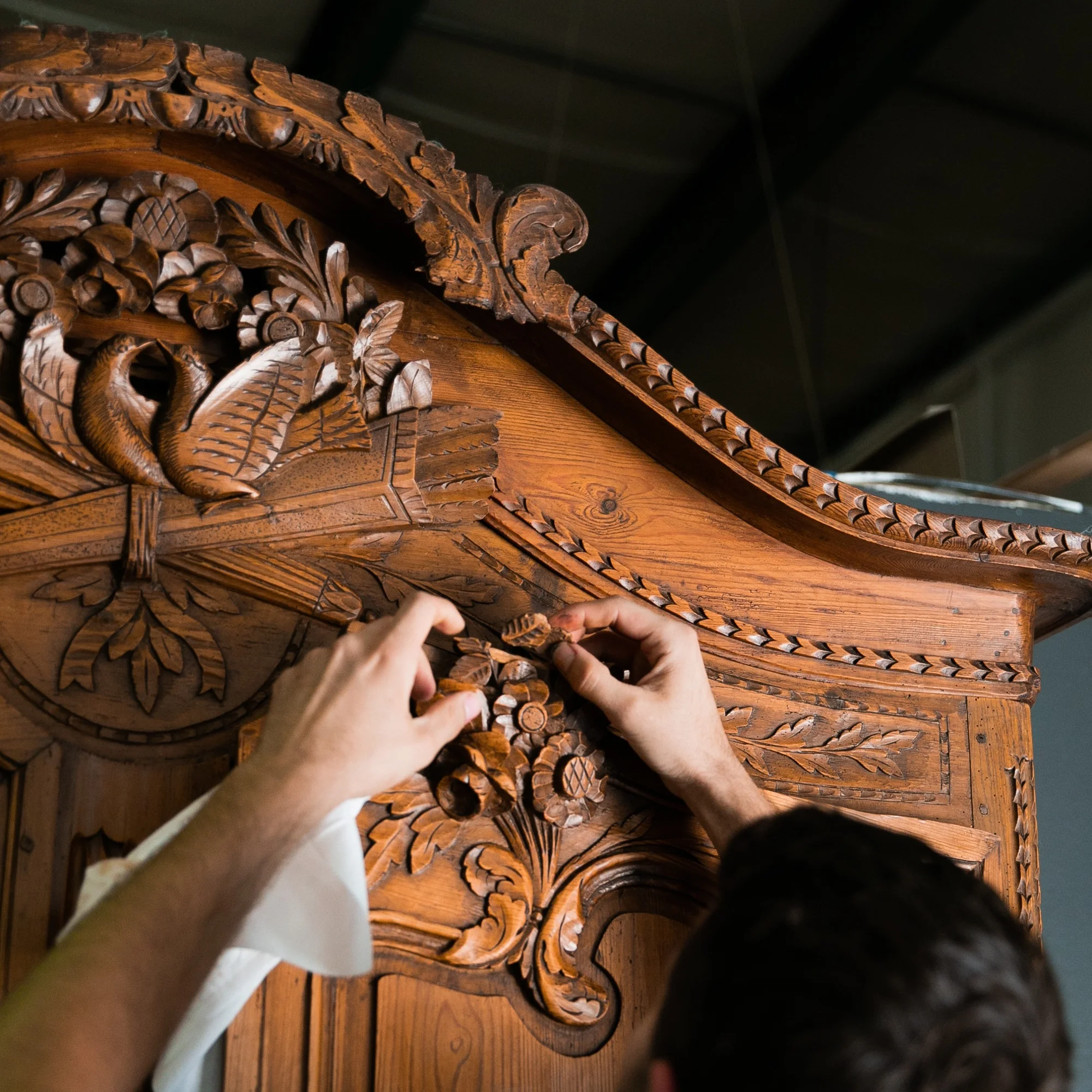 Restored antique cabinet